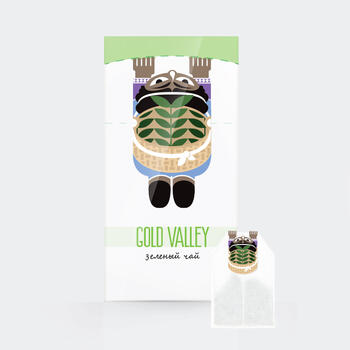 GOLD VALLEY tea packaging 